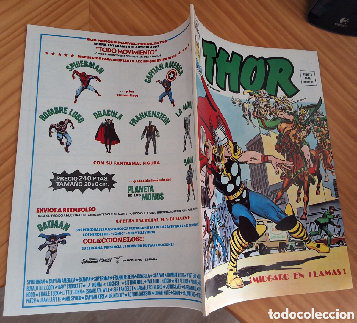 C&oacute;mics: Thor mundi comics volumen 2 n&uacute;mero 20 de kiosko