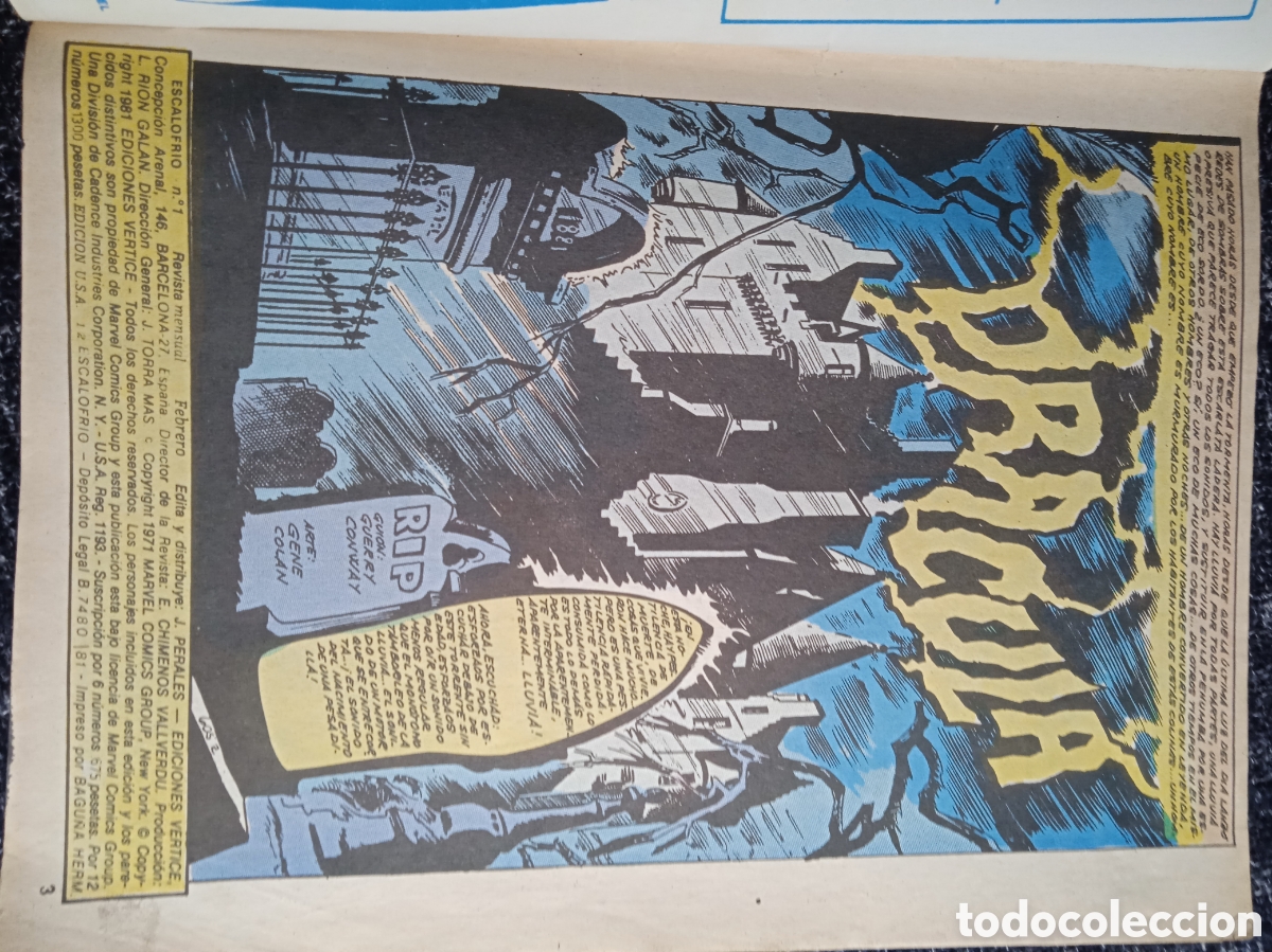 C&oacute;mics: LA TUMBA DE DRACULA VOL 2 - N&ordm; 1 ( VERTICE COLOR ) - Foto 2