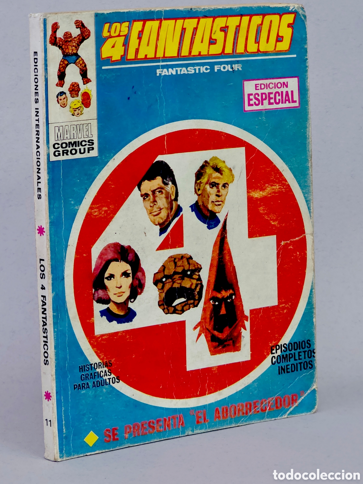 C&oacute;mics: C&Oacute;MIC LOS 4 FANT&Aacute;STICOS 11 SE PRESENTA EL ABORRECEDOR VOL.1 VERTICE TACO MARVEL VOLUMEN BUEN ESTADO