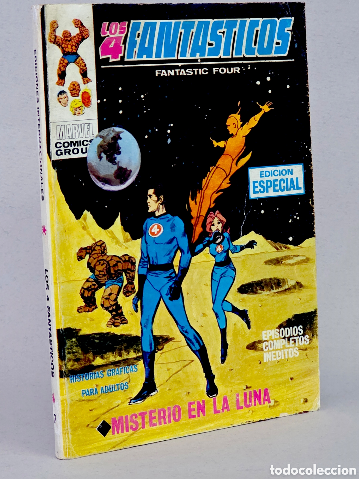 C&oacute;mics: C&Oacute;MIC LOS 4 FANT&Aacute;STICOS 7 MISTERIO EN LA LUNA VOL.1 VERTICE TACO MARVEL VOLUMEN BUEN ESTADO