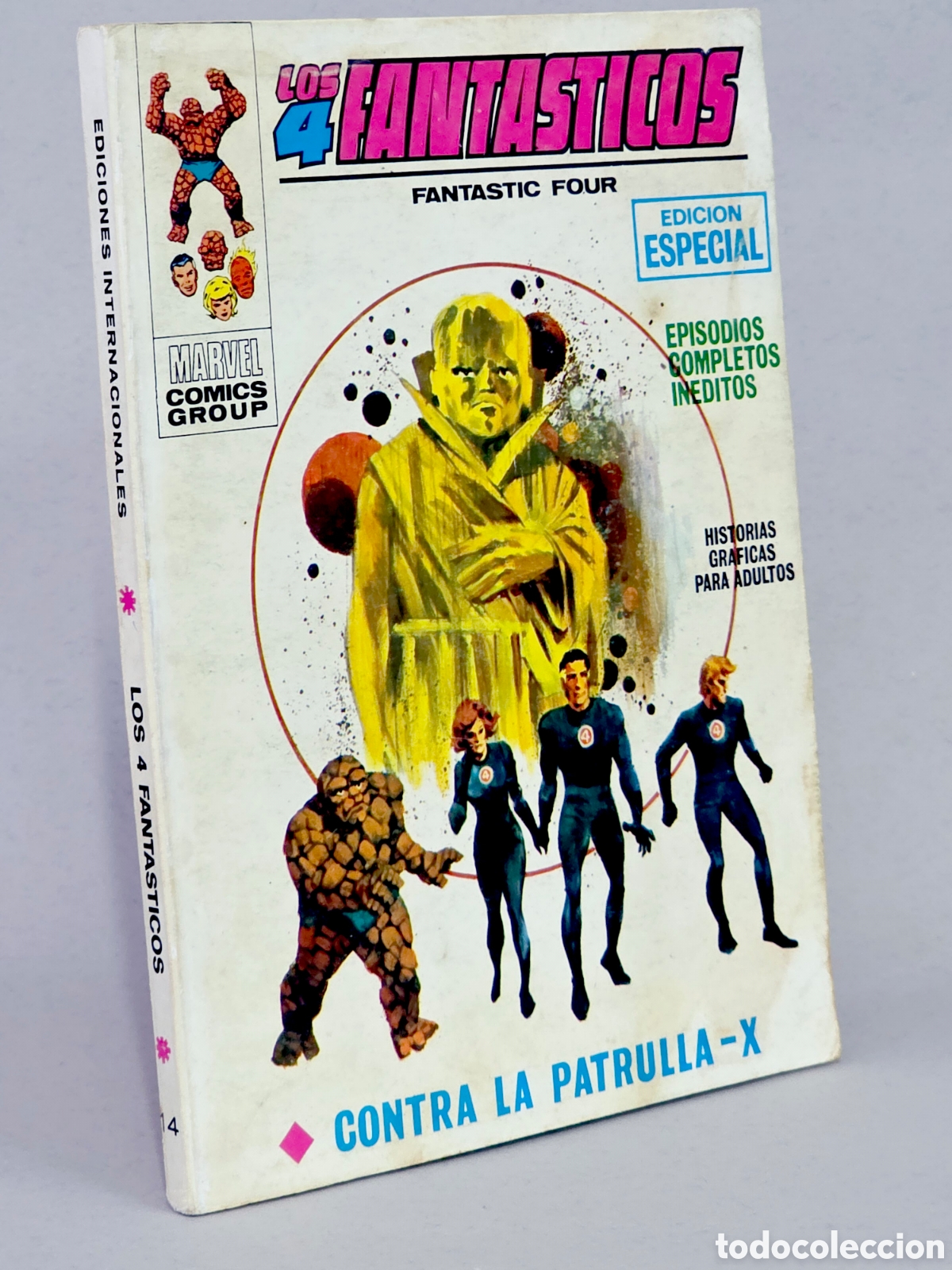 C&oacute;mics: C&Oacute;MIC LOS 4 FANT&Aacute;STICOS 14 CONTRA LA PATRULLA X VOL.1 VERTICE TACO MARVEL VOLUMEN BUEN ESTADO
