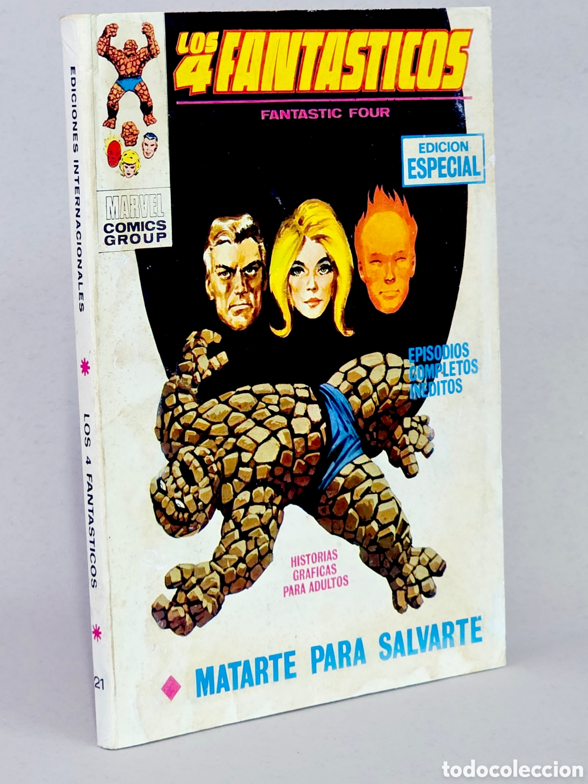 C&oacute;mics: C&Oacute;MIC LOS 4 FANT&Aacute;STICOS 21 MATARTE PARA SALVARTE VOL.1 VERTICE TACO MARVEL VOLUMEN BUEN ESTADO
