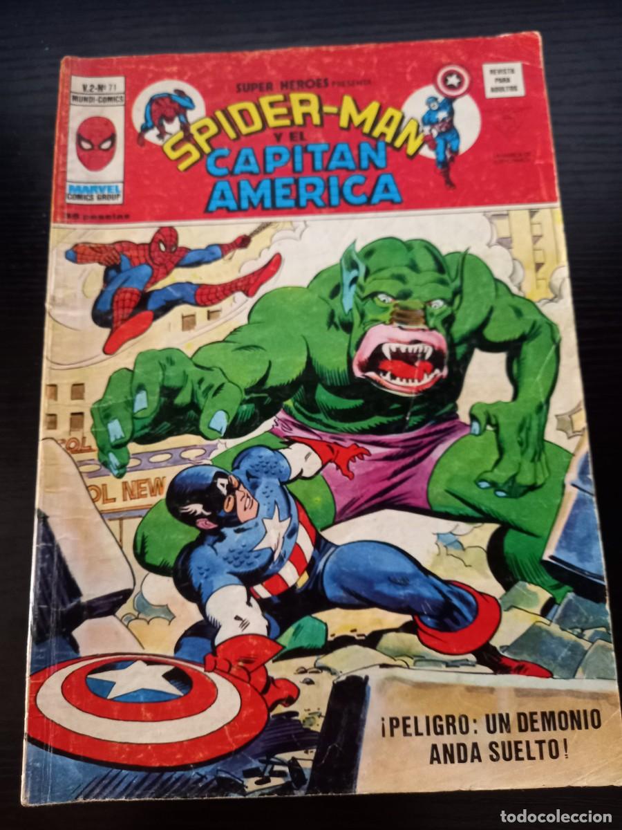 C&oacute;mics: Super Heroes Vol 2 n&ordm; 71 - Spiderman y El Capit&aacute;n Am&eacute;rica