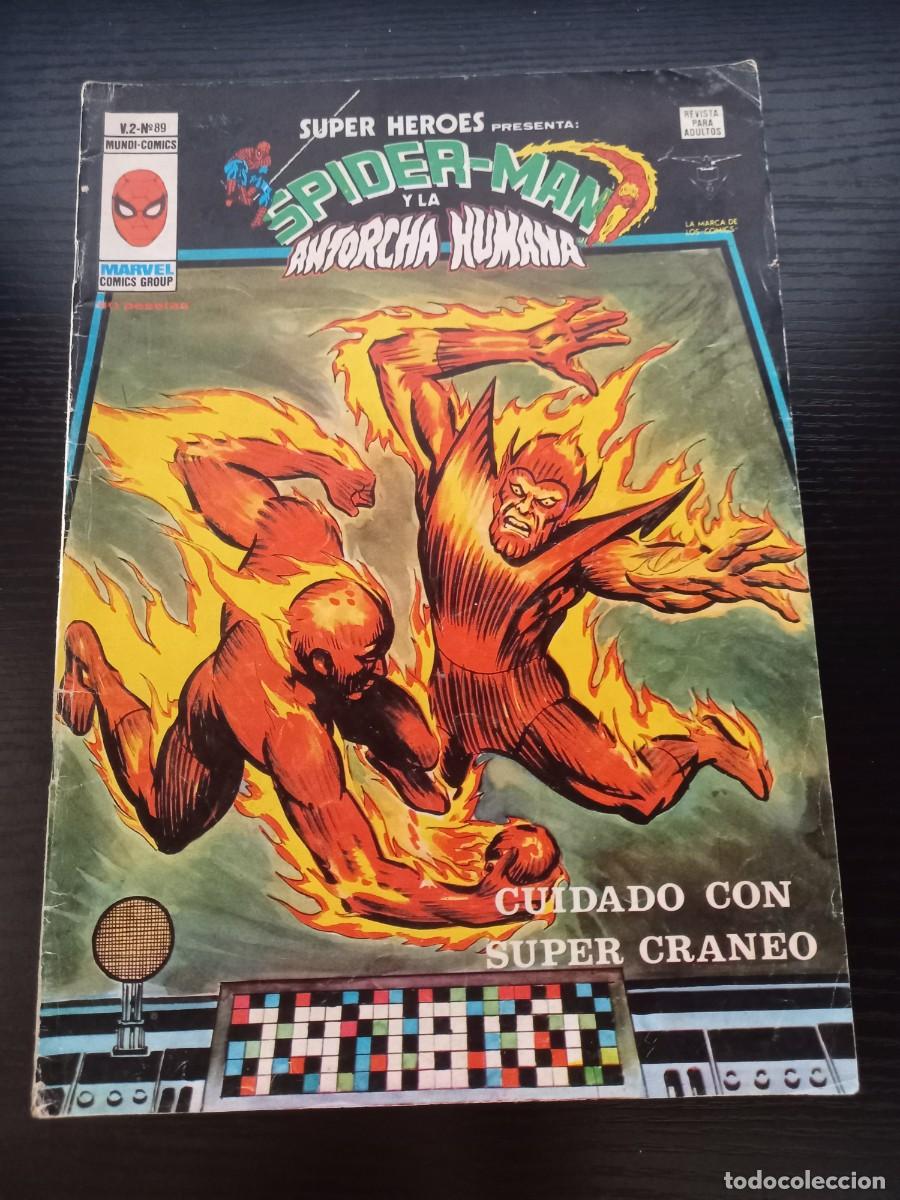 C&oacute;mics: Super Heroes Vol 2 n&ordm; 89 - Spiderman y La Antorcha Humana