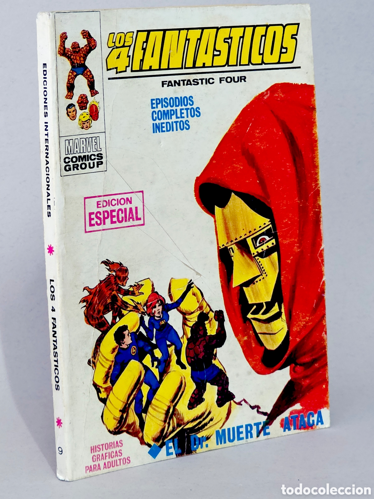 C&oacute;mics: C&Oacute;MIC LOS 4 FANT&Aacute;STICOS 9 EL DR MUERTE ATACA VOL.1 VERTICE TACO MARVEL VOLUMEN BUEN ESTADO