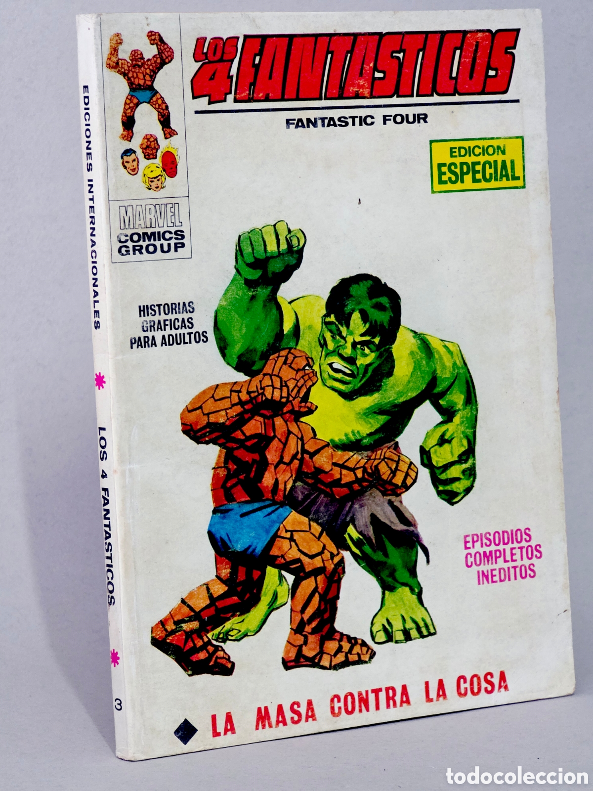 C&oacute;mics: C&Oacute;MIC LOS 4 FANT&Aacute;STICOS 13 LA MASA CONTRA LA COSA VOL.1 VERTICE TACO MARVEL VOLUMEN MUY BUEN ESTADO