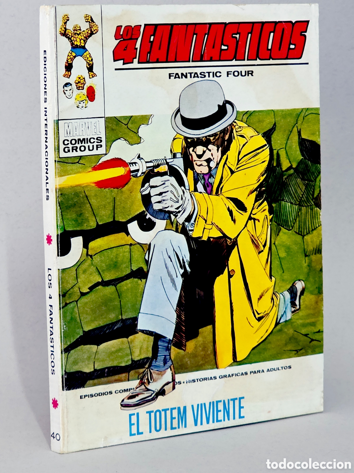 C&oacute;mics: C&Oacute;MIC LOS 4 FANT&Aacute;STICOS 40 EL T&Oacute;TEM VIVIENTE VOL.1 VERTICE TACO MARVEL VOLUMEN MUY BUEN ESTADO