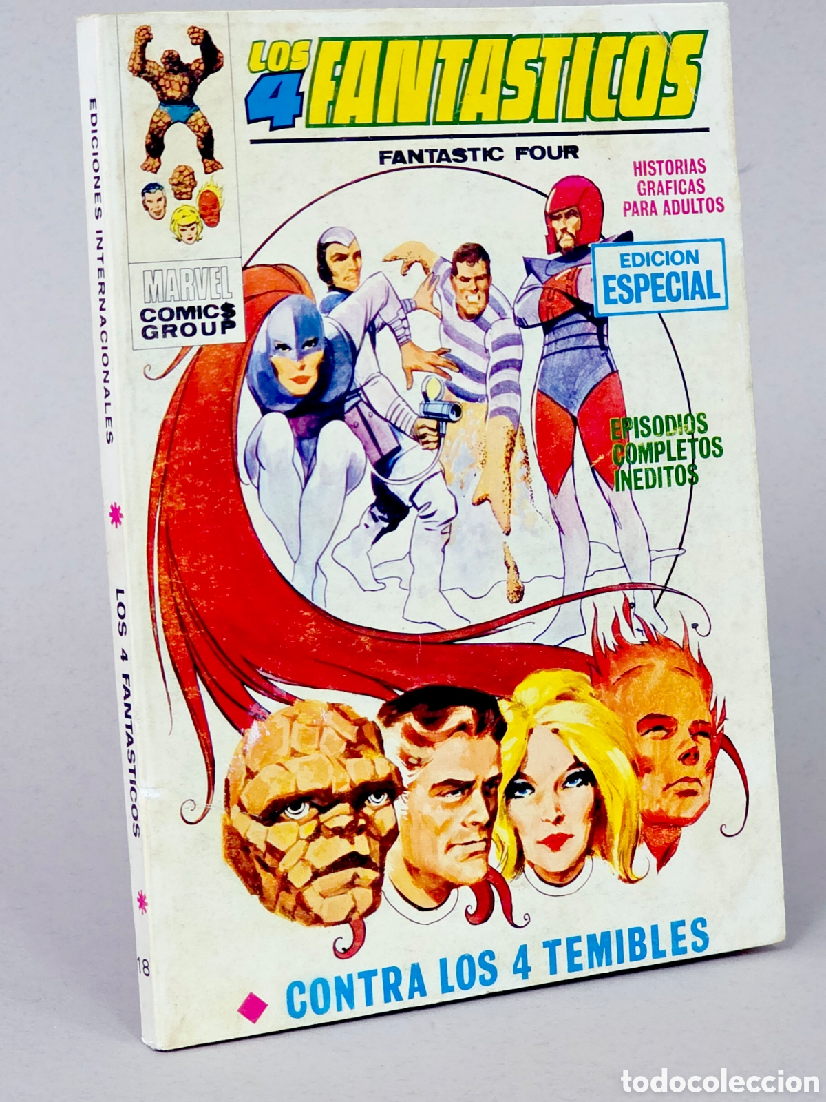 C&oacute;mics: C&Oacute;MIC LOS 4 FANT&Aacute;STICOS 18 CONTRA LOS 4 TEMIBLES VOL.1 VERTICE TACO MARVEL VOLUMEN CASI EXCELENTE