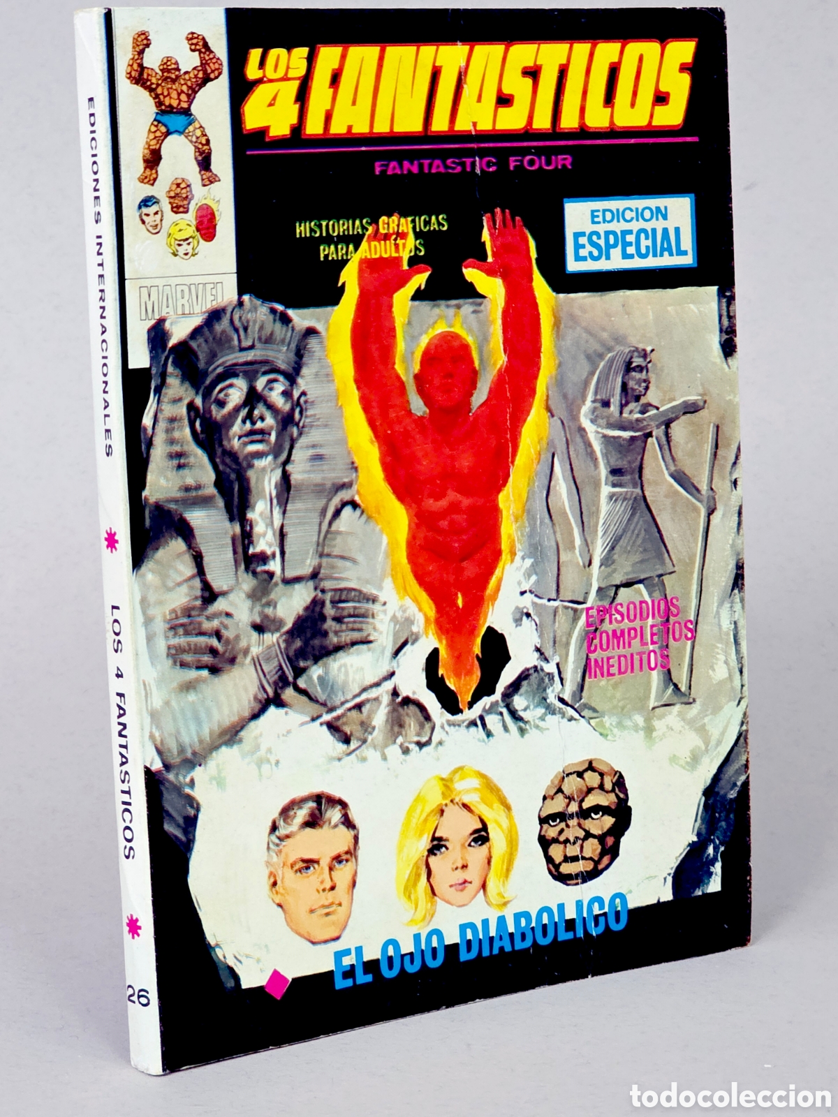 C&oacute;mics: C&Oacute;MIC LOS 4 FANT&Aacute;STICOS 26 EL OJO DIAB&Oacute;LICO VOL.1 VERTICE TACO MARVEL VOLUMEN MUY BUEN ESTADO