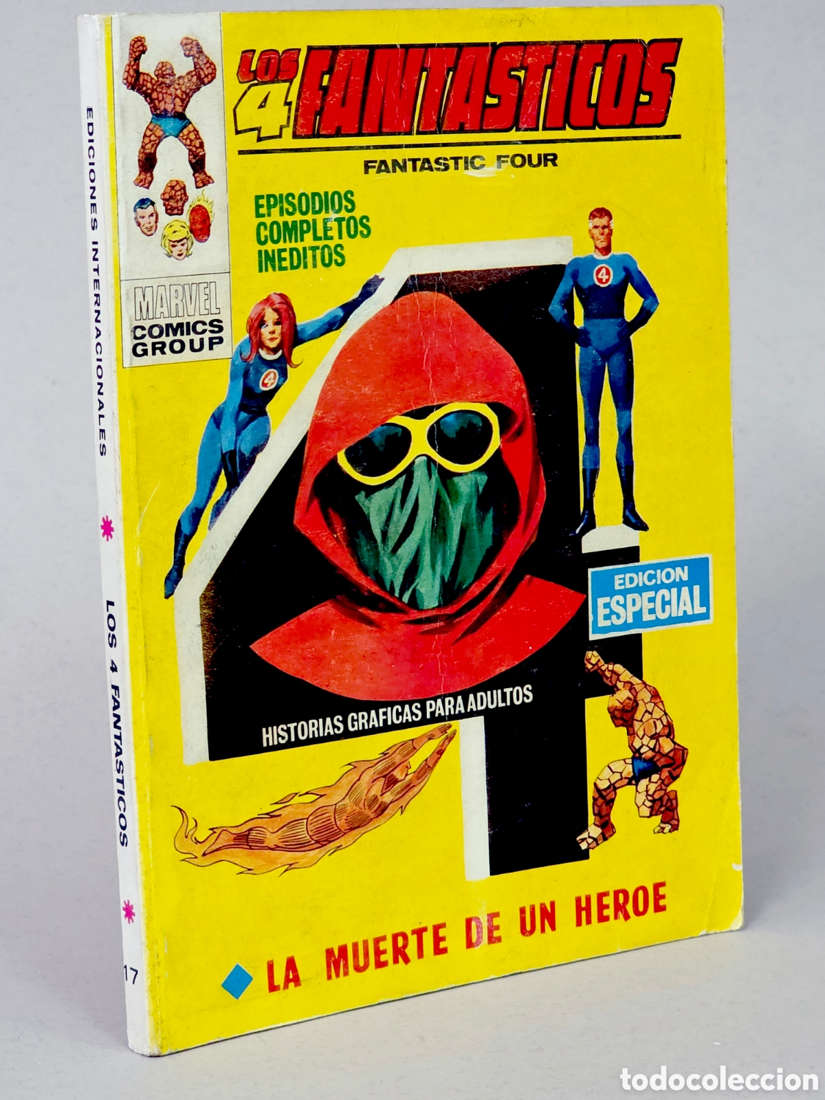 C&oacute;mics: C&Oacute;MIC LOS 4 FANT&Aacute;STICOS 17 LA MUERTE DE UN H&Eacute;ROE VOL.1 VERTICE TACO MARVEL VOLUMEN MUY BUEN ESTADO