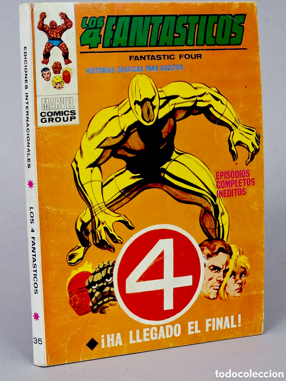 C&oacute;mics: C&Oacute;MIC LOS 4 FANT&Aacute;STICOS 35 HA LLEGADO EL FINAL VOL.1 VERTICE TACO MARVEL VOLUMEN MUY BUEN ESTADO