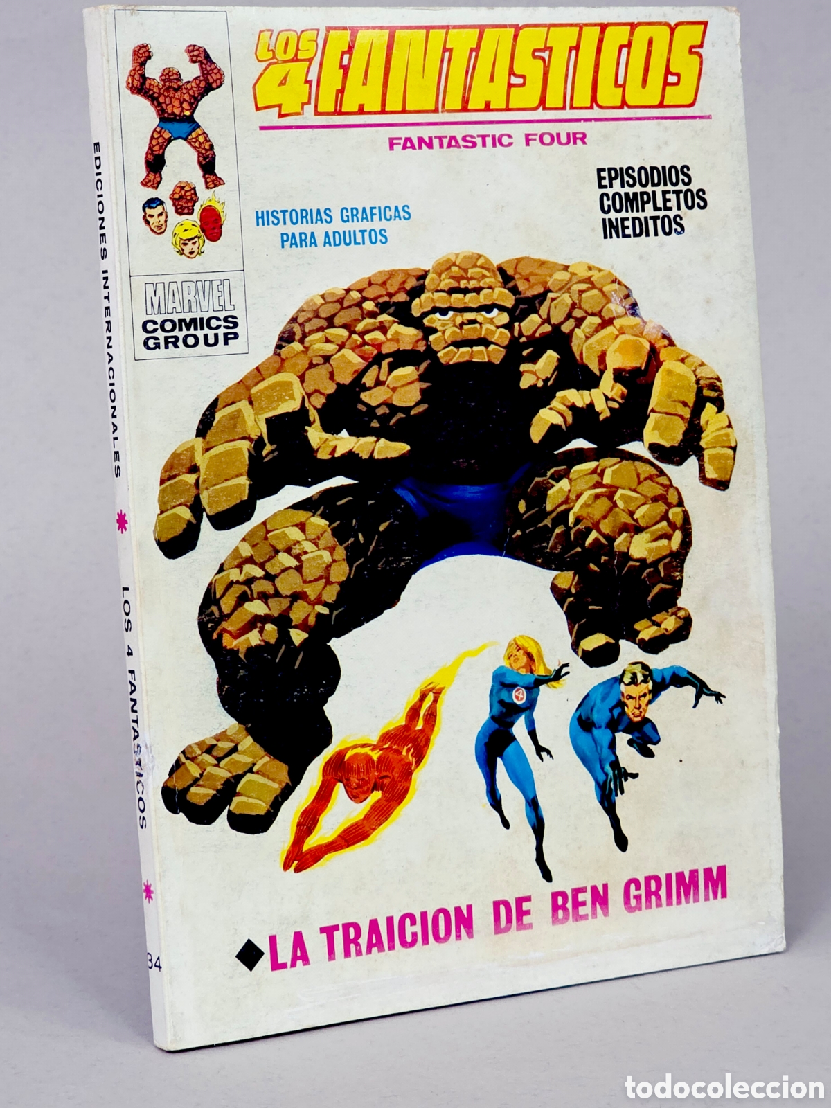 C&oacute;mics: C&Oacute;MIC LOS 4 FANT&Aacute;STICOS 34 LA TRAICI&Oacute;N DE BEN GRIMM VOL.1 VERTICE TACO MARVEL VOLUMEN BUEN ESTADO