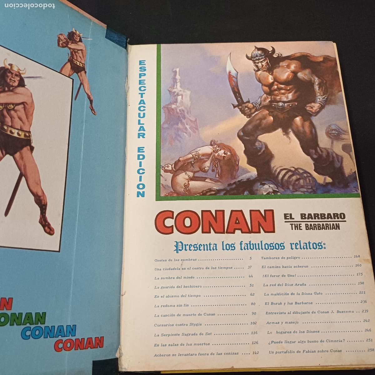 C&oacute;mics: ANTOLOGIA DEL COMIC/CONAN EL BARBARO/VERTICE TOMO 3. - Foto 2