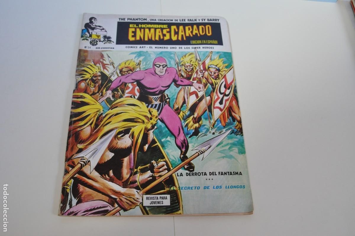 Comics: EL HOMBRE ENMASCARADO- N&ordm; 24- VERTICE- EN MUY BUEN ESTADO 1974- REGALO ORIGINAL -