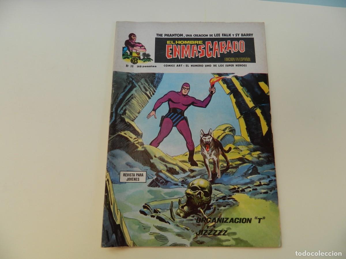 Comics: EL HOMBRE ENMASCARADO- N&ordm; 38- VERTICE- EN MUY BUEN ESTADO 1974- REGALO ORIGINAL -