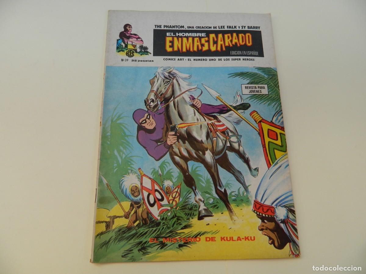 Comics: EL HOMBRE ENMASCARADO- N&ordm; 39- VERTICE- EN MUY BUEN ESTADO 1974- REGALO ORIGINAL -