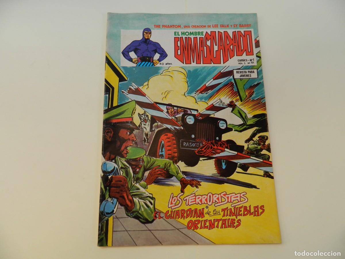 Comics: EL HOMBRE ENMASCARADO- N&ordm; 51- VERTICE- EN MUY BUEN ESTADO 1974- REGALO ORIGINAL -