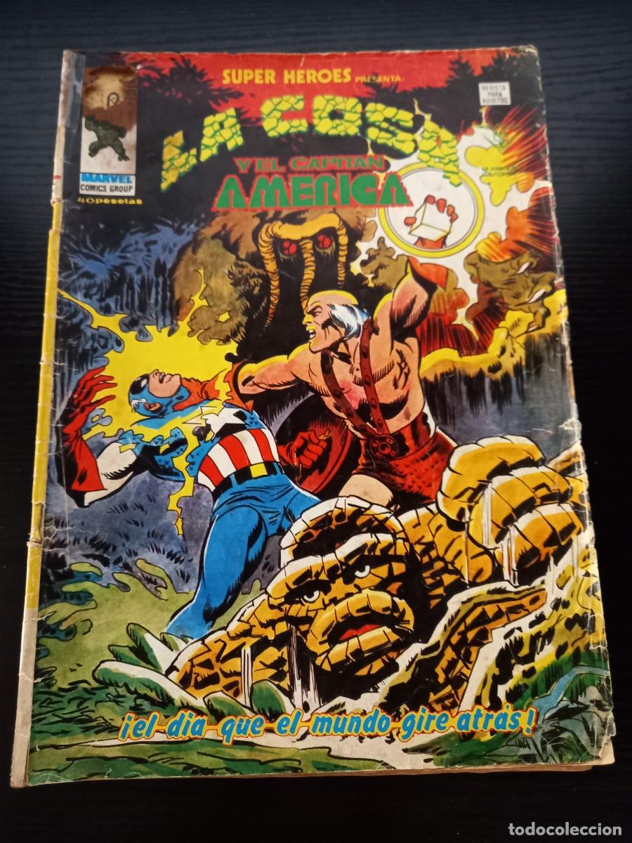C&oacute;mics: Super Heroes Vol 2 n&ordm; 104 - La Cosa y El Capit&aacute;n Am&eacute;rica