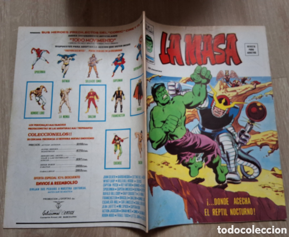 C&oacute;mics: La masa comic volumen 3 n&uacute;mero 13 edita vertice