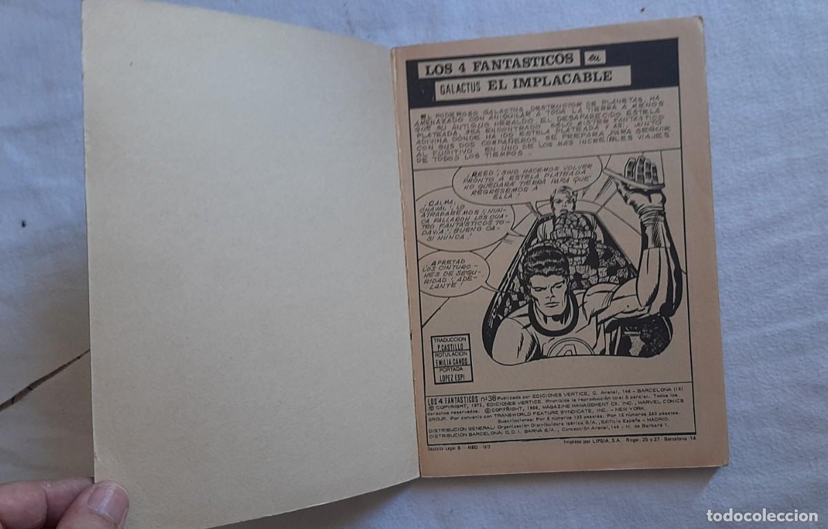 C&oacute;mics: TACO VERTICE.LOS 4 FANTASTICOS.GALACTUS,EL IMPACABLE. - Foto 4
