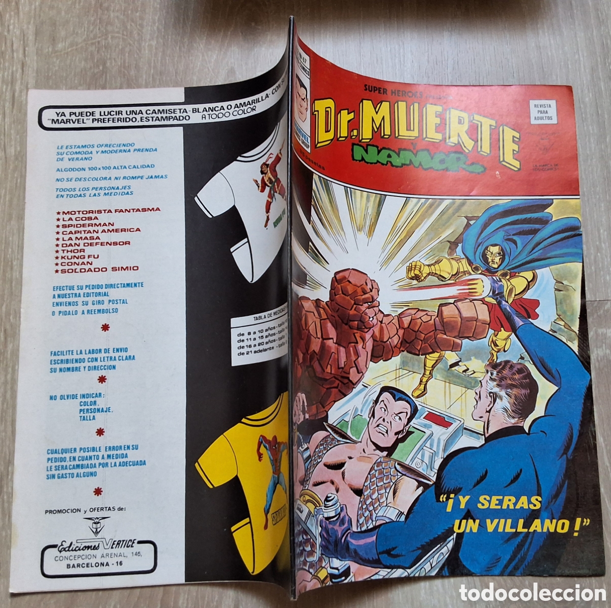 C&oacute;mics: Dr. Muerte namor super heroes comic volumen 2 n&uacute;mero 67 edita vertice