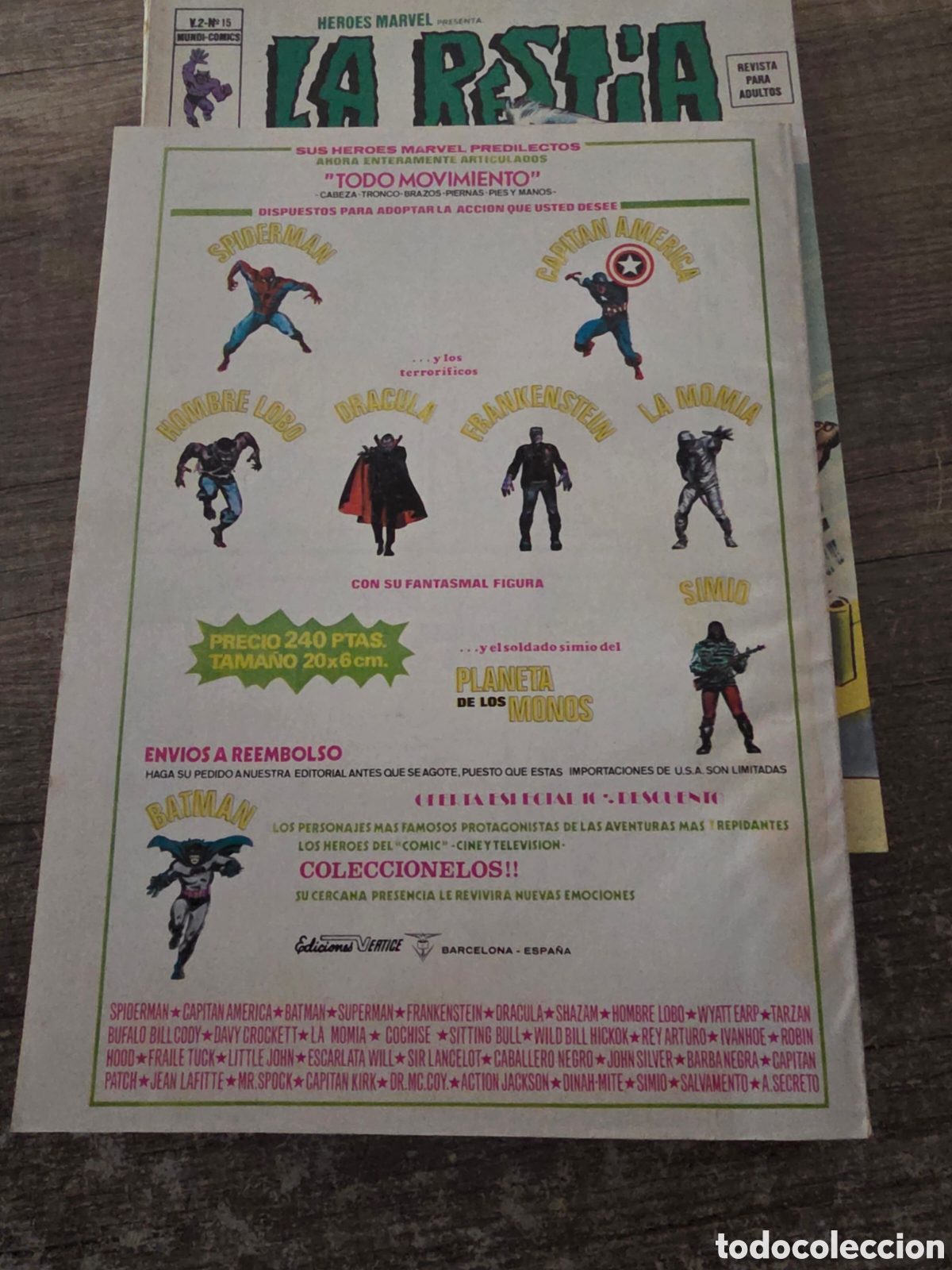 C&oacute;mics: Lote 2 comics vertice v2 heroes marvel la bestia - Foto 3