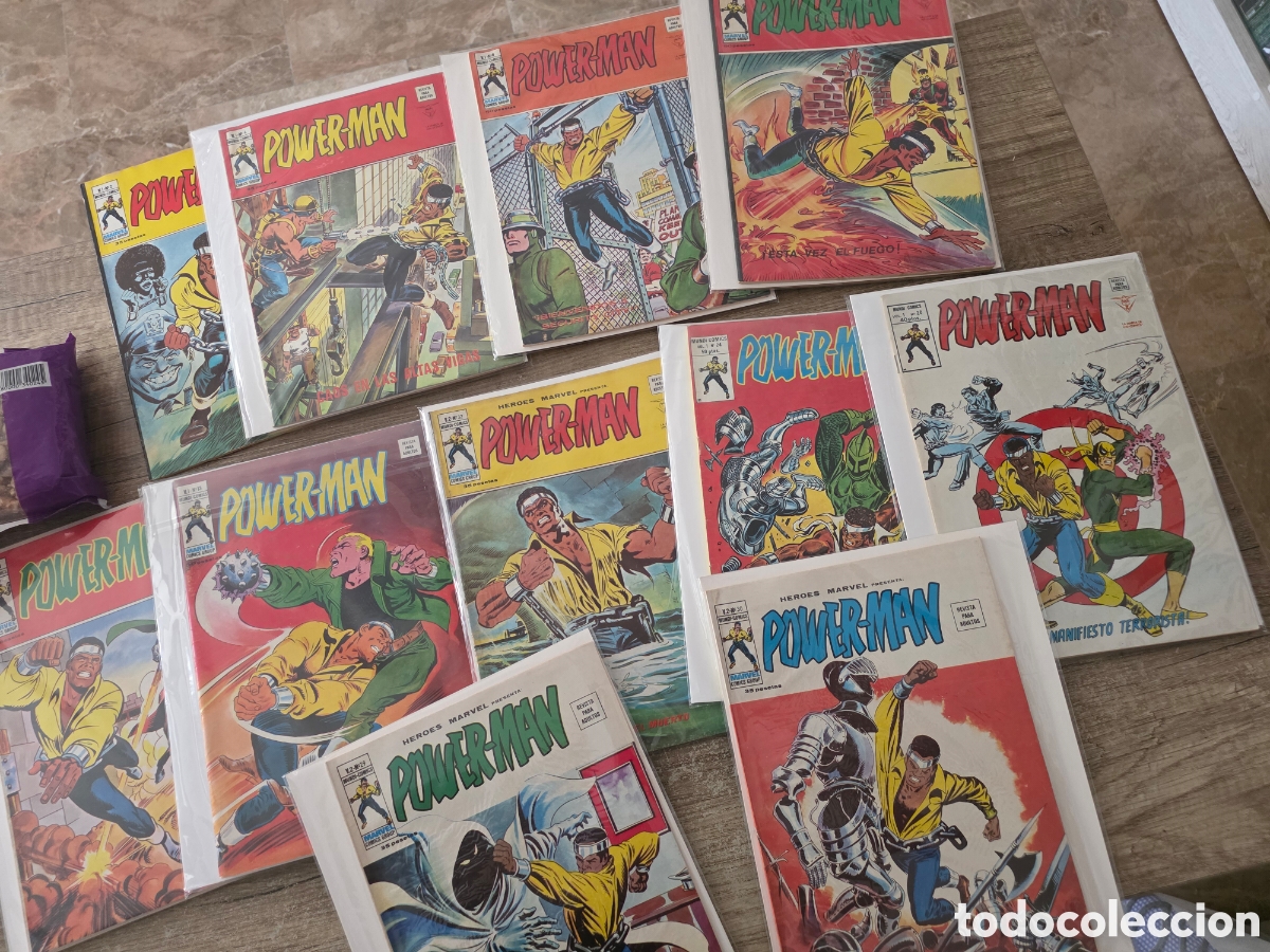 C&oacute;mics: Lote 19 comics vertice power-man V1 y V2 - Foto 2