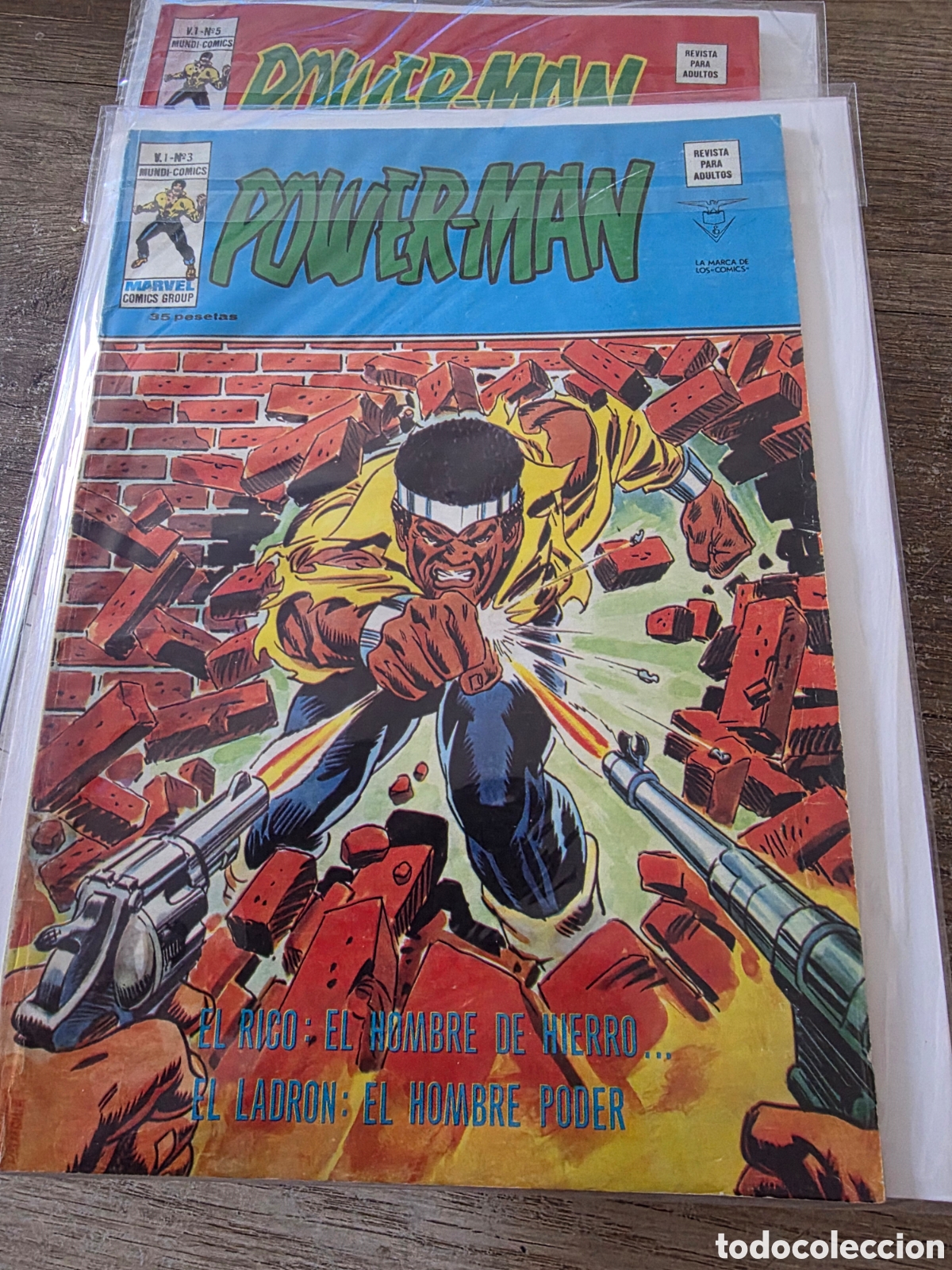 C&oacute;mics: Lote 19 comics vertice power-man V1 y V2 - Foto 8