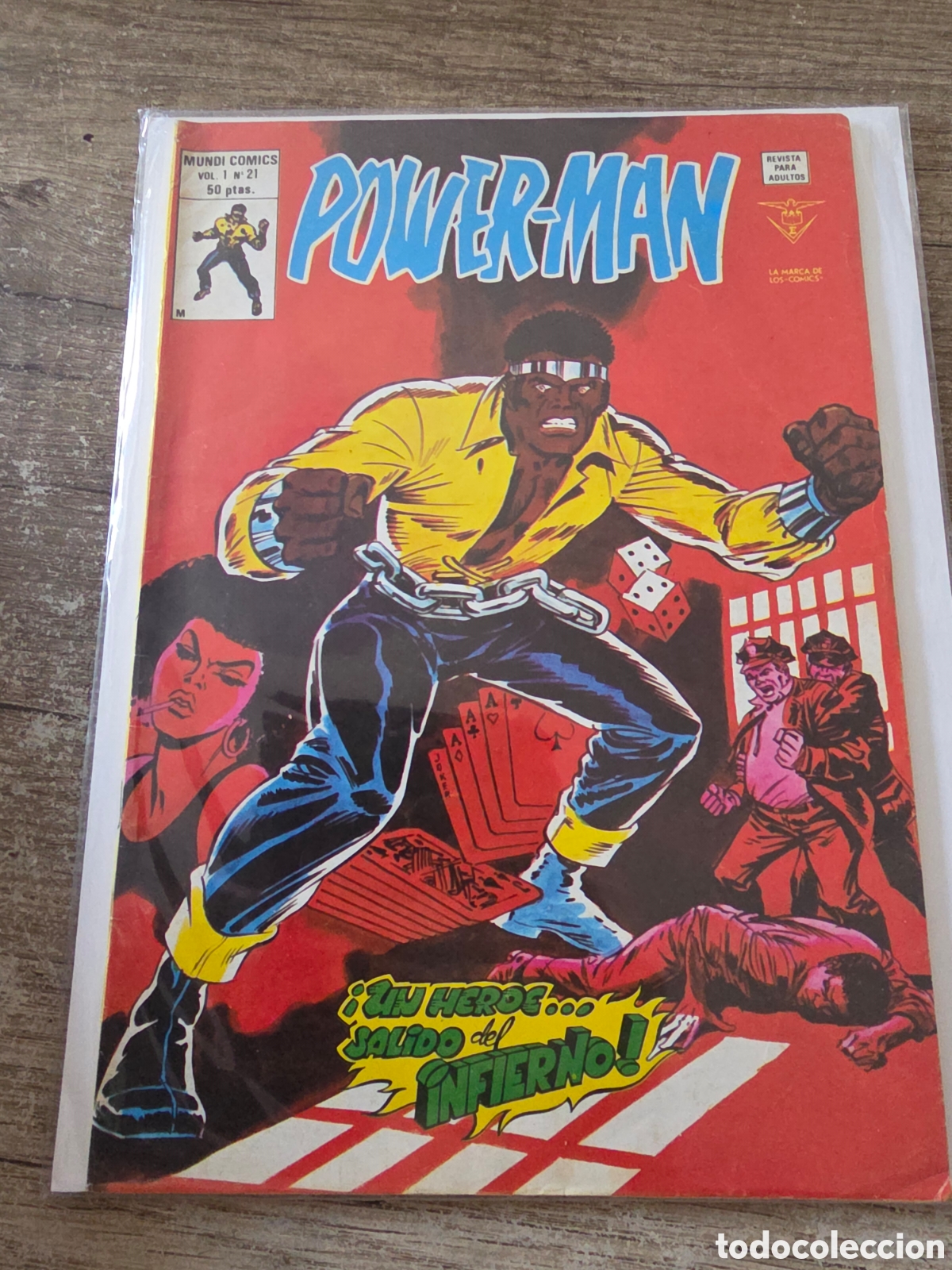 C&oacute;mics: Lote 19 comics vertice power-man V1 y V2 - Foto 19