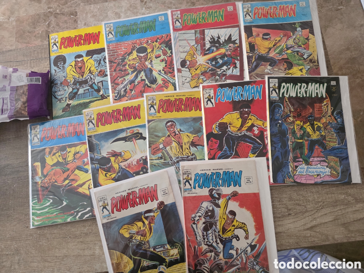 Comics: Lote 19 comics vertice power-man V1 y V2