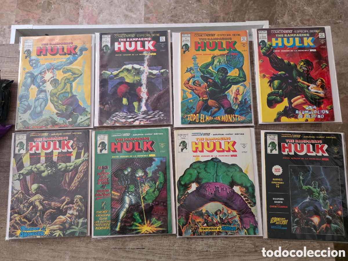 C&oacute;mics: Colecci&oacute;n completa vertice the rampaging hulk impecable. - Foto 2