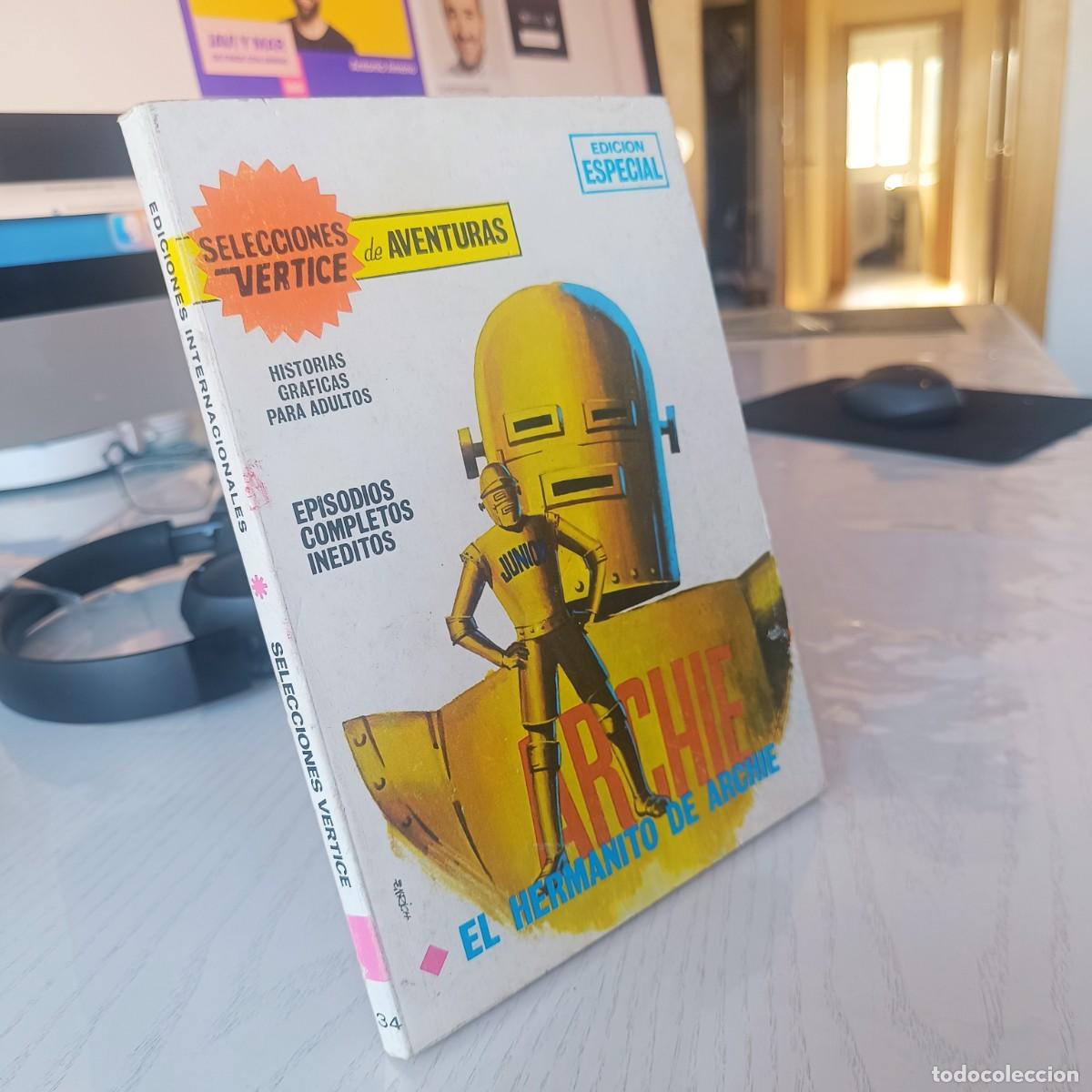 C&oacute;mics: SELECCIONES VERTICE NUMERO 34 - A&Ntilde;OS DE 1966 A 1971 TACO VERTICE EXCELENTE VER FOTOS