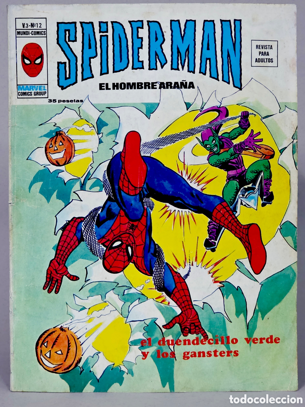 C&oacute;mics: C&Oacute;MIC SPIDERMAN 12 EL DUENDECILLO VERDE Y LOS GANSTERS VOL.3 V&Eacute;RTICE MARVEL (SPIDERMAN) BUEN ESTADO