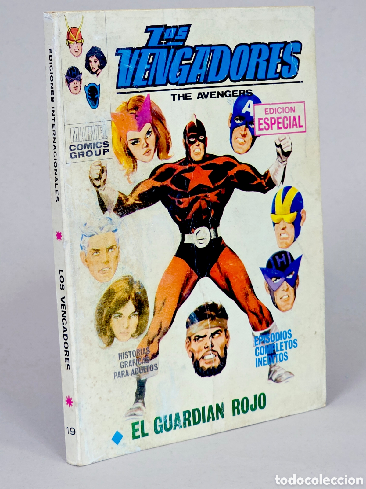 C&oacute;mics: C&Oacute;MIC LOS VENGADORES 19 EL GUARDI&Aacute;N ROJO VOL.1 VERTICE MARVEL TACO VOLUMEN NORMAL/BUEN ESTADO