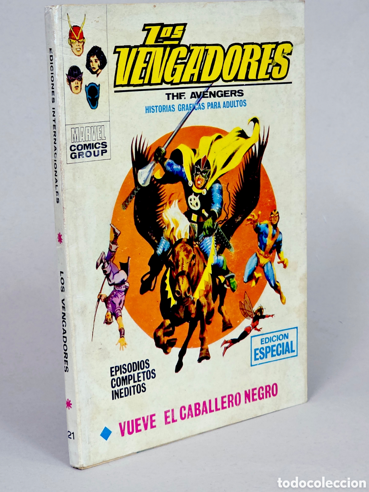 C&oacute;mics: C&Oacute;MIC LOS VENGADORES 21 VUELVE CABALLERO NEGRO VOL.1 VERTICE MARVEL TACO VOLUMEN NORMAL/BUEN ESTADO