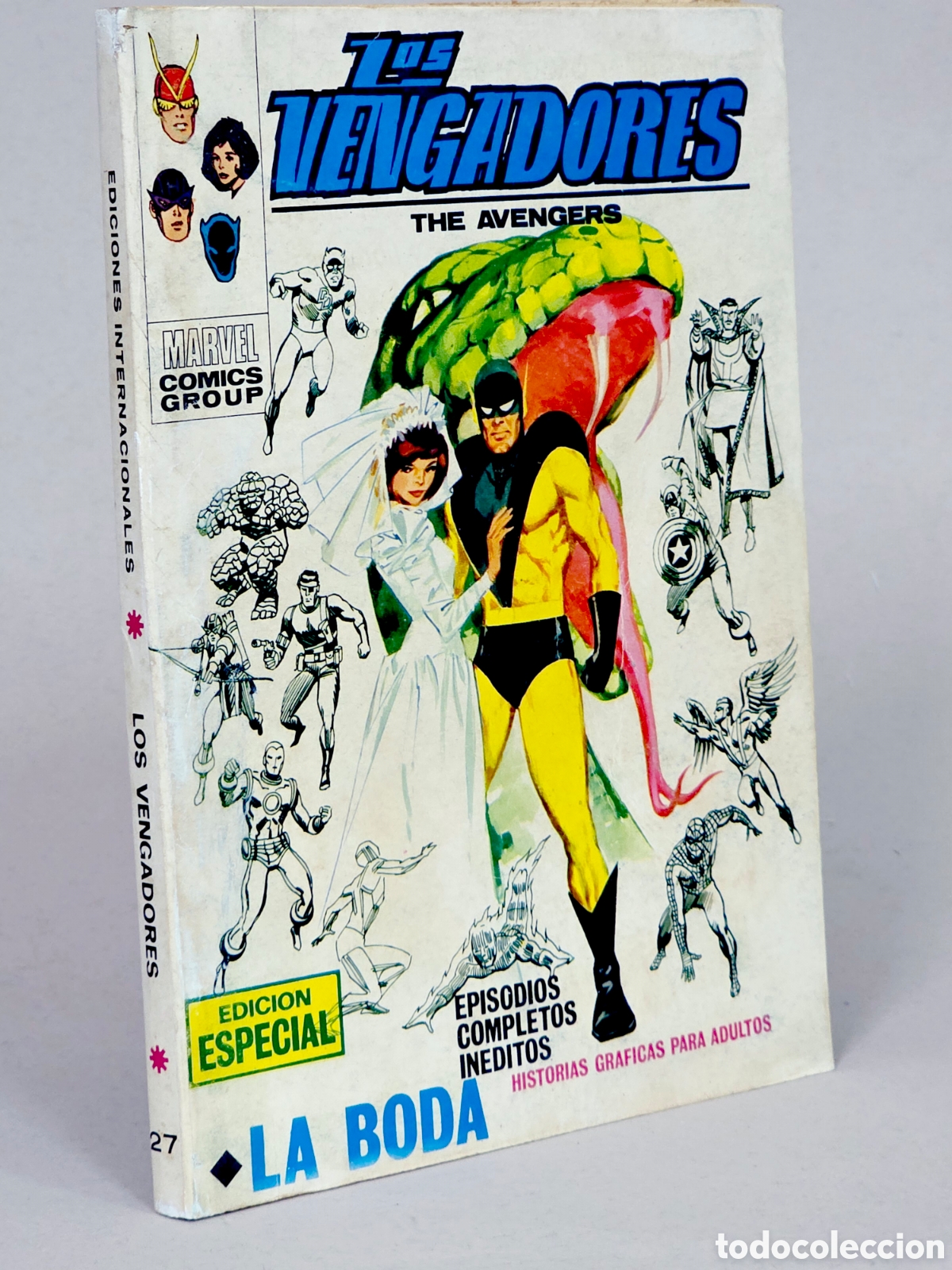C&oacute;mics: C&Oacute;MIC LOS VENGADORES 27 LA BODA VOL.1 VERTICE MARVEL TACO VOLUMEN NORMAL/BUEN ESTADO