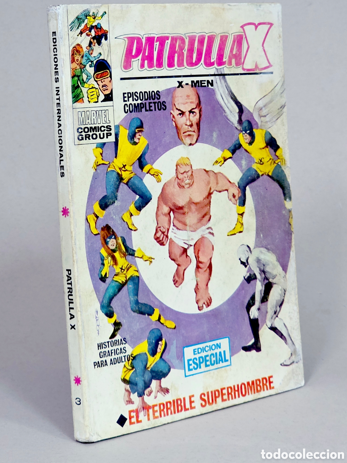 C&oacute;mics: C&Oacute;MIC PATRULLA X 3 EL TERRIBLE SUPERHOMBRE VOL.1 VERTICE MARVEL TACO VOLUMEN NORMAL ESTADO