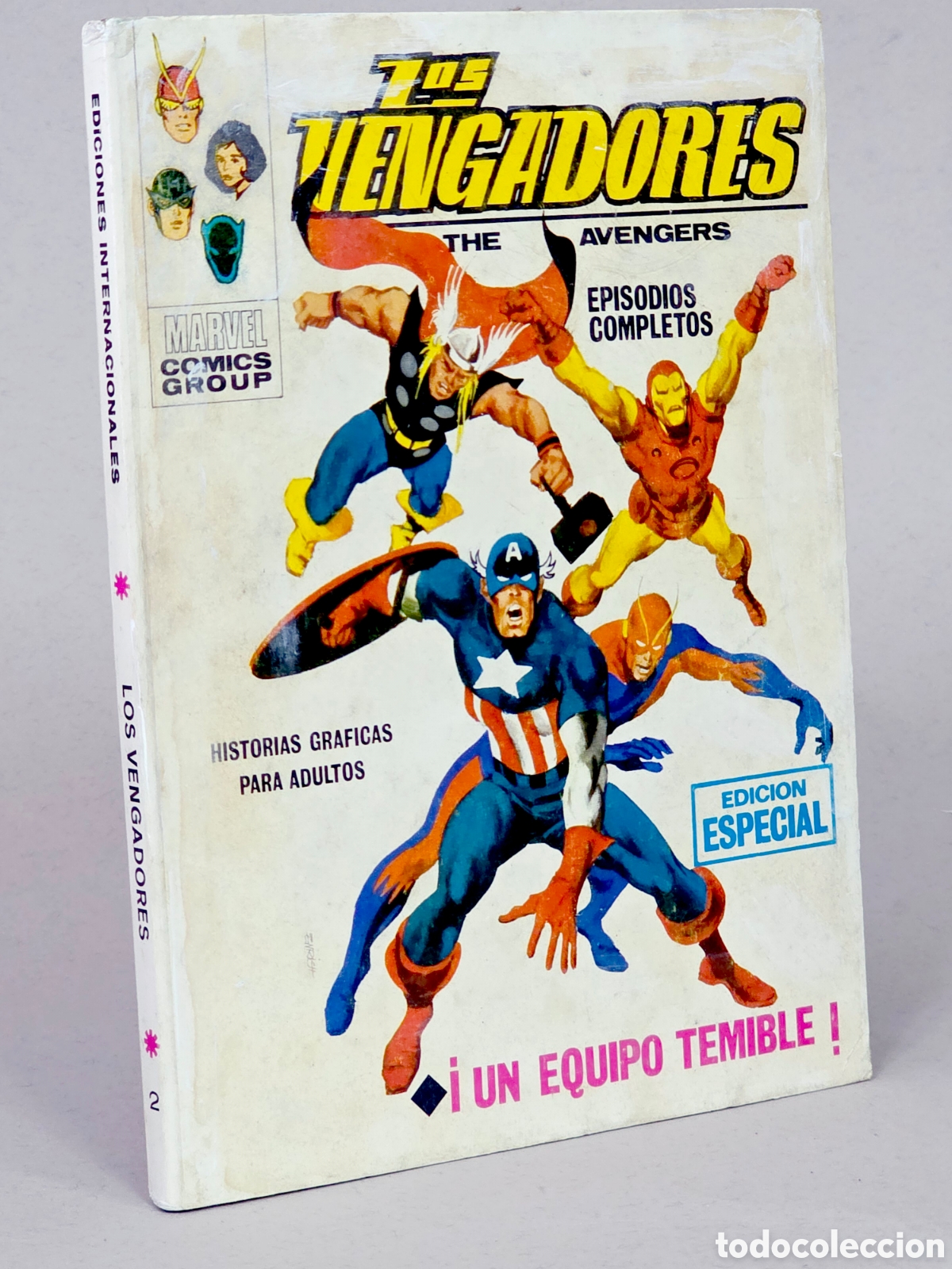 C&oacute;mics: C&Oacute;MIC LOS VENGADORES 2 UN EQUIPO TEMIBLE VOL.1 VERTICE MARVEL TACO VOLUMEN BUEN ESTADO