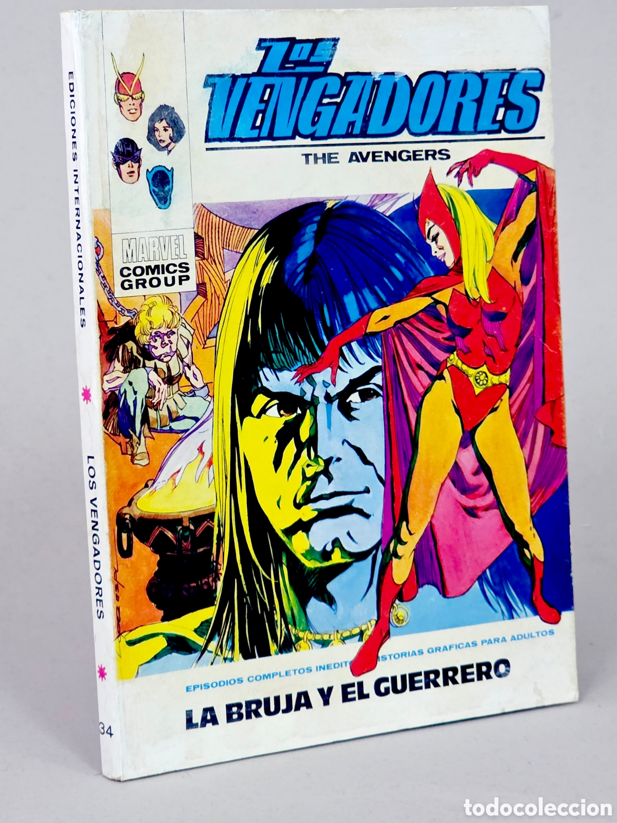 C&oacute;mics: C&Oacute;MIC LOS VENGADORES 34 LA BRUJA Y EL GUERRERO VOL.1 VERTICE MARVEL TACO VOLUMEN BUEN ESTADO