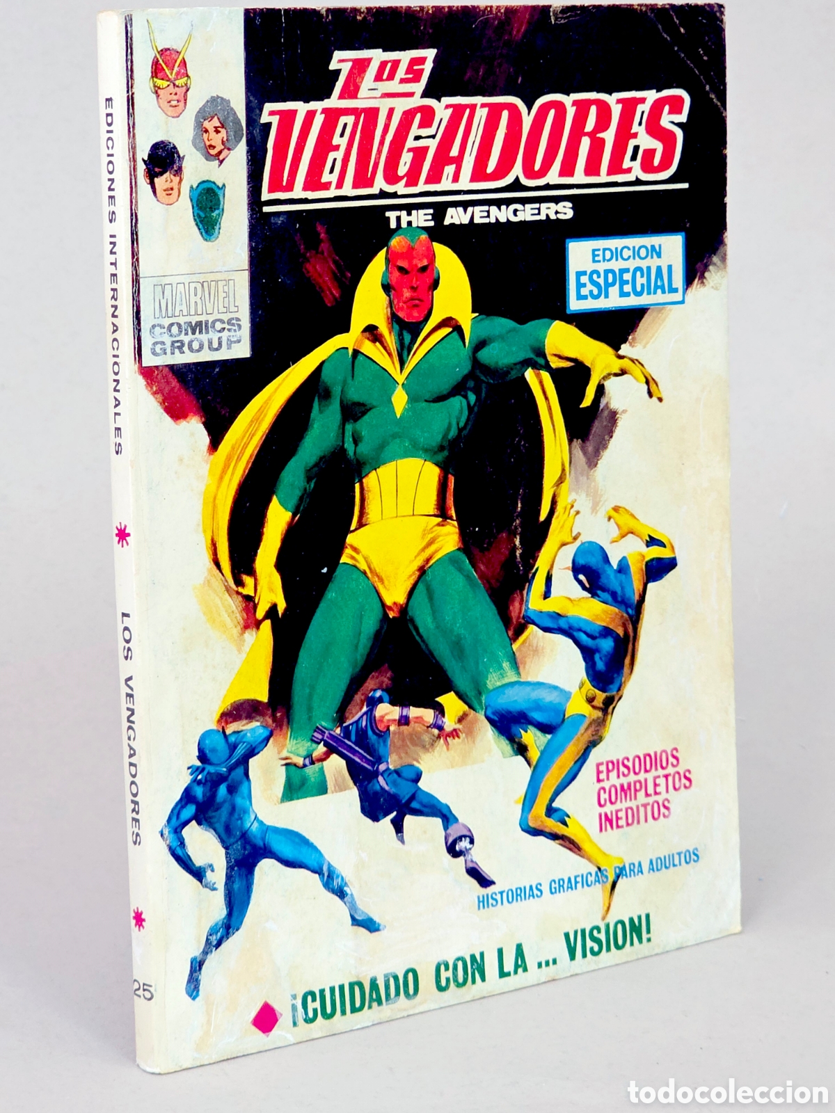 C&oacute;mics: C&Oacute;MIC LOS VENGADORES 25 CUIDADO CON LA VISI&Oacute;N VOL.1 VERTICE MARVEL TACO VOLUMEN BUEN ESTADO