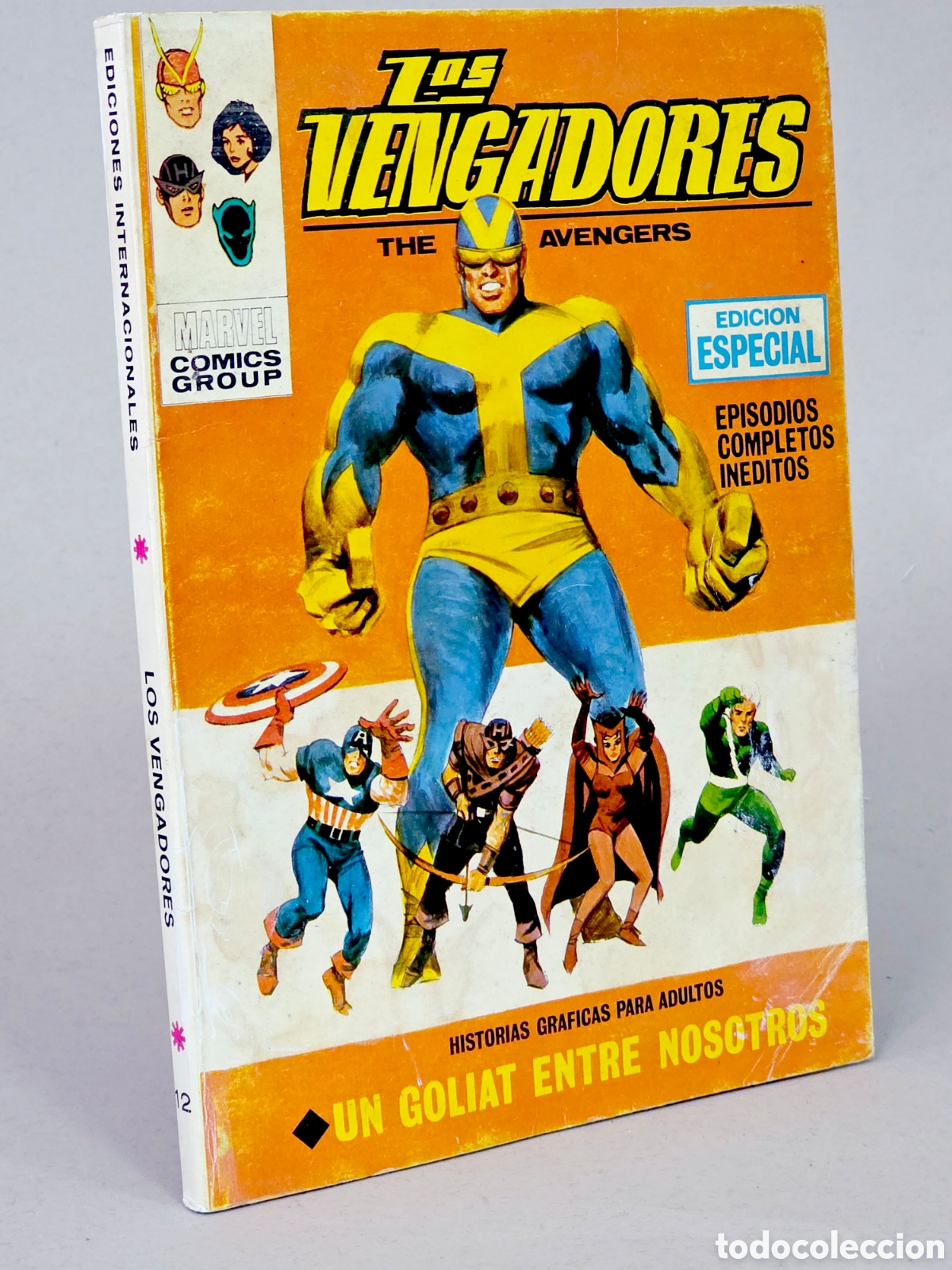 C&oacute;mics: C&Oacute;MIC LOS VENGADORES 12 UN GOLIAT ENTRE NOSOTROS VOL.1 VERTICE MARVEL TACO VOLUMEN BUEN ESTADO