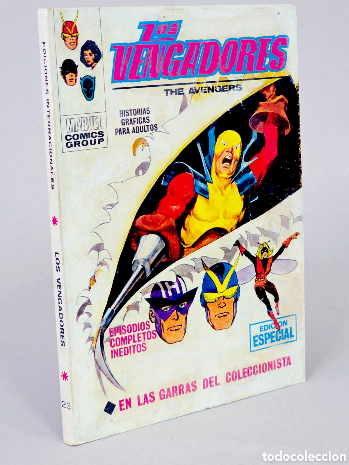 C&oacute;mics: C&Oacute;MIC LOS VENGADORES 23 LAS GARRAS DEL COLECCIONISTA VOL.1 VERTICE MARVEL TACO VOLUMEN BUEN ESTADO