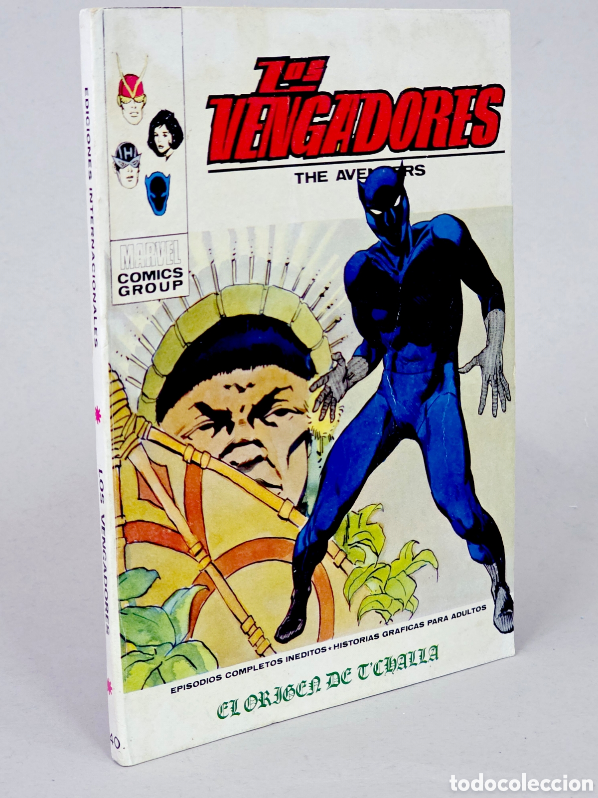 C&oacute;mics: C&Oacute;MIC LOS VENGADORES 40 EL ORIGEN DE TCHALLA VOL.1 VERTICE MARVEL TACO VOLUMEN BUEN ESTADO
