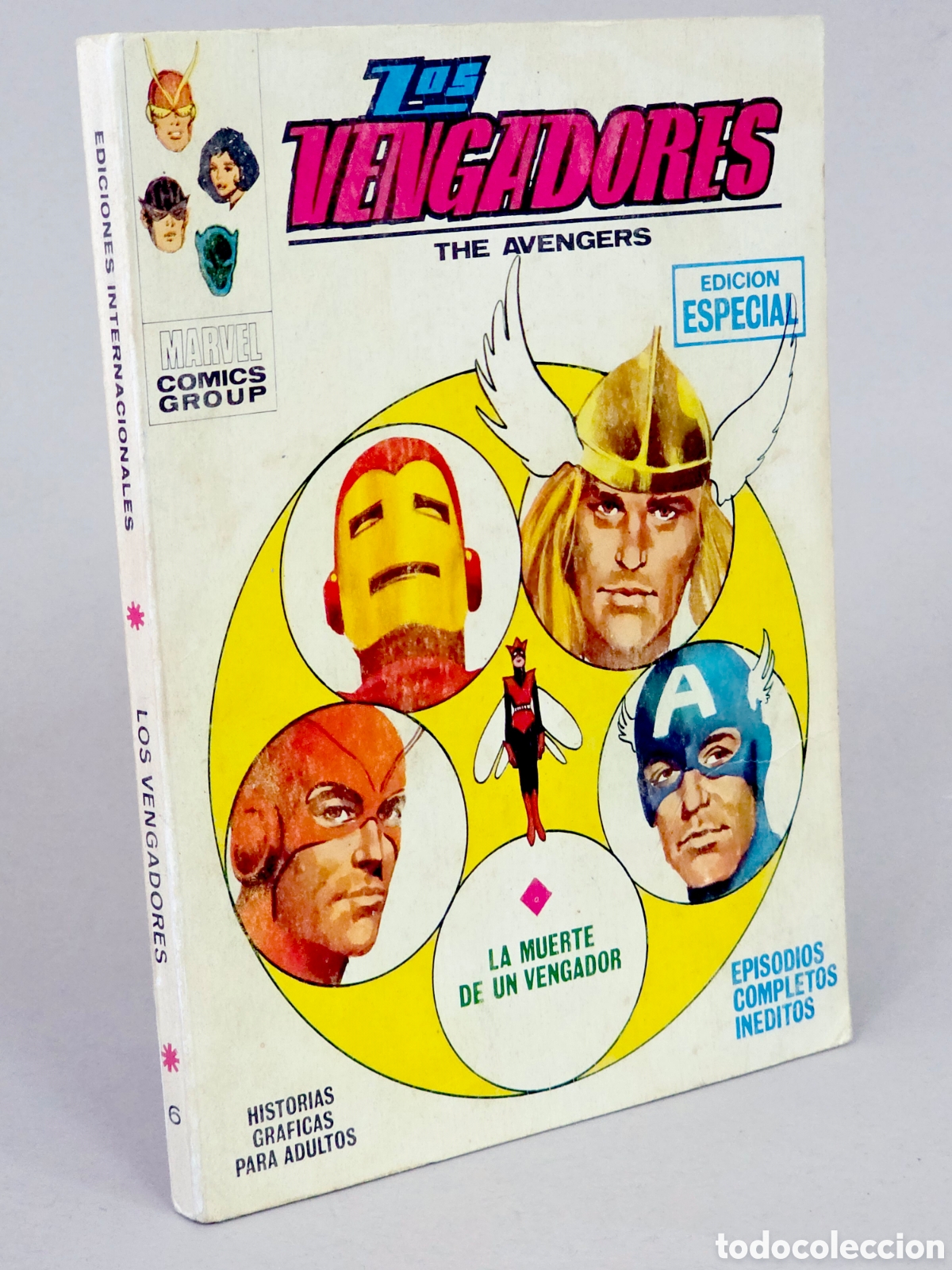 C&oacute;mics: C&Oacute;MIC LOS VENGADORES 6 LA MUERTE DE UN VENGADOR VOL.1 VERTICE MARVEL TACO VOLUMEN MUY BUEN ESTADO