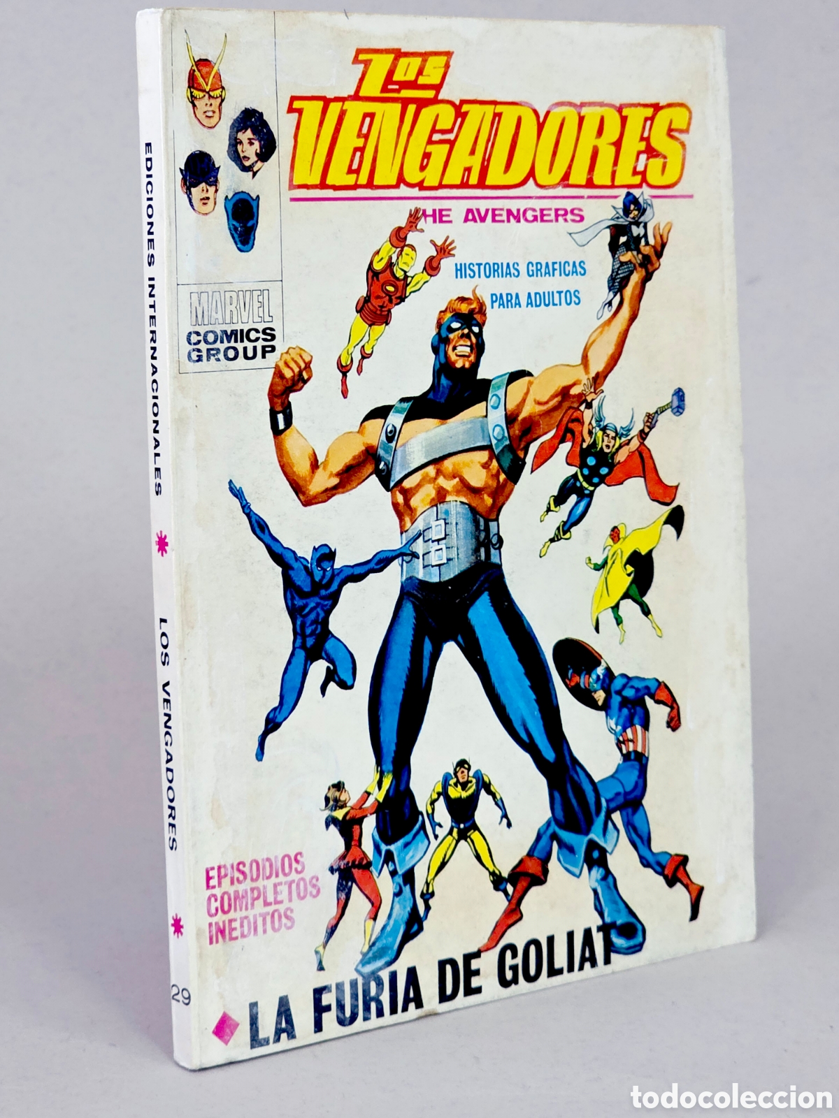 C&oacute;mics: C&Oacute;MIC LOS VENGADORES 29 LA FURIA DE GOLIAT VOL.1 VERTICE MARVEL TACO VOLUMEN MUY BUEN ESTADO