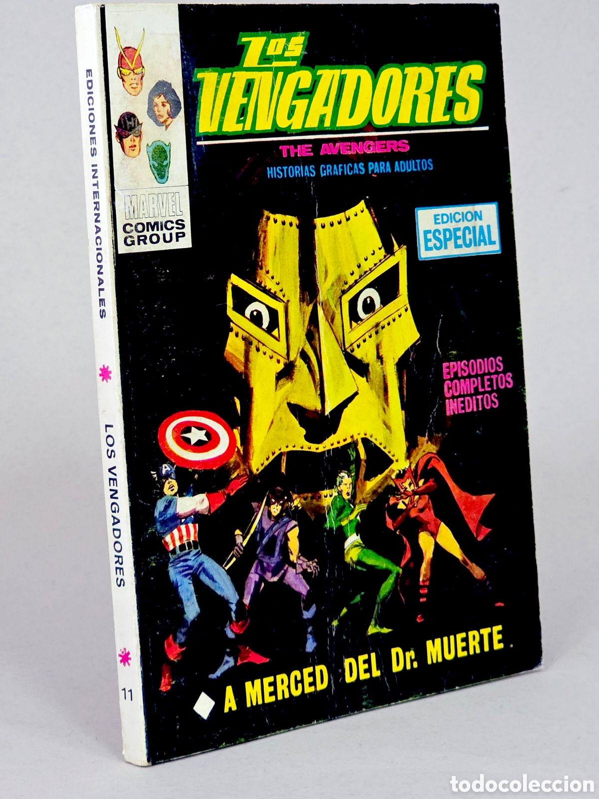 C&oacute;mics: C&Oacute;MIC LOS VENGADORES 11 A MERCED DEL DR MUERTE VOL.1 VERTICE MARVEL TACO VOLUMEN MUY BUEN ESTADO