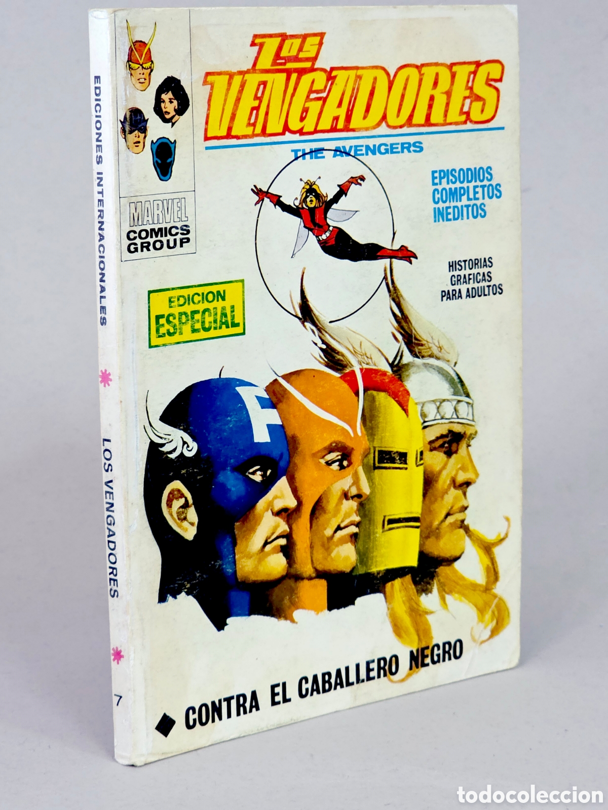 C&oacute;mics: C&Oacute;MIC LOS VENGADORES 7 CONTRA EL CABALLERO NEGRO VOL.1 VERTICE MARVEL TACO VOLUMEN MUY BUEN ESTADO