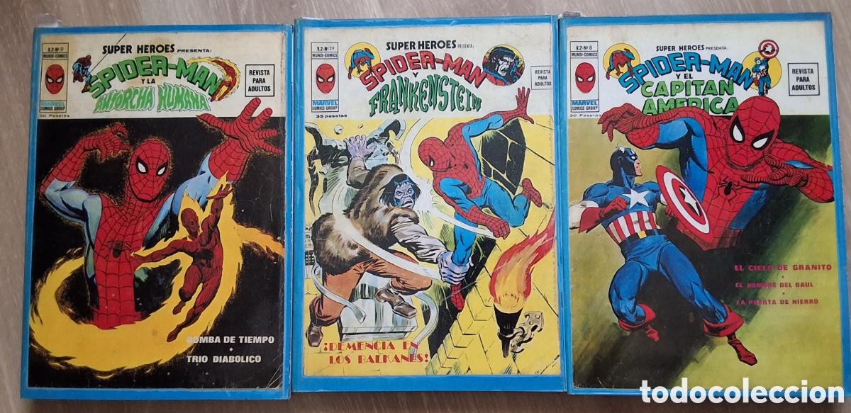 C&oacute;mics: Spiderman vertice mundi comics super heroes 39 numeros aparecidos fotocopia