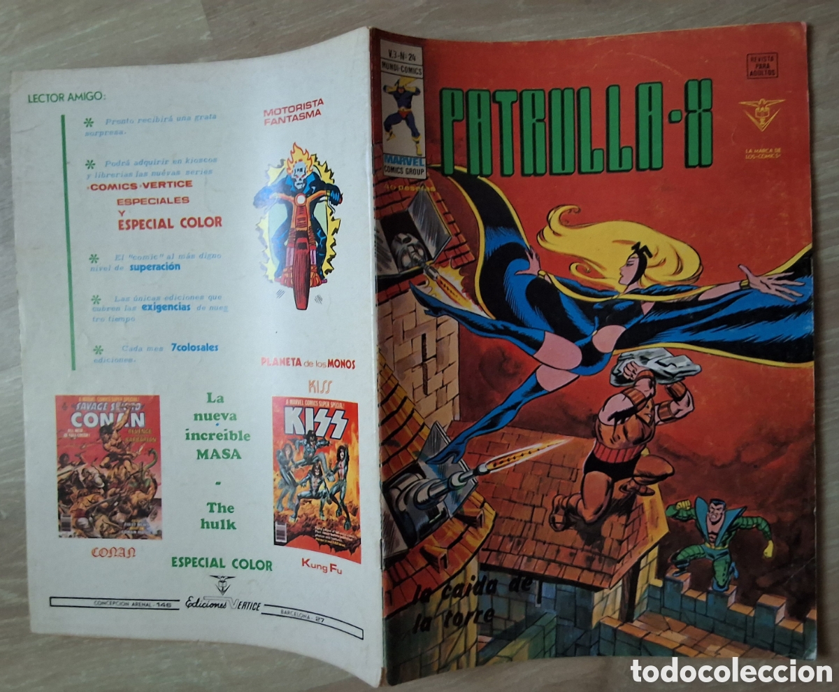 C&oacute;mics: Patrulla X comic volumen 3 n&uacute;mero 24 edita mundi comics