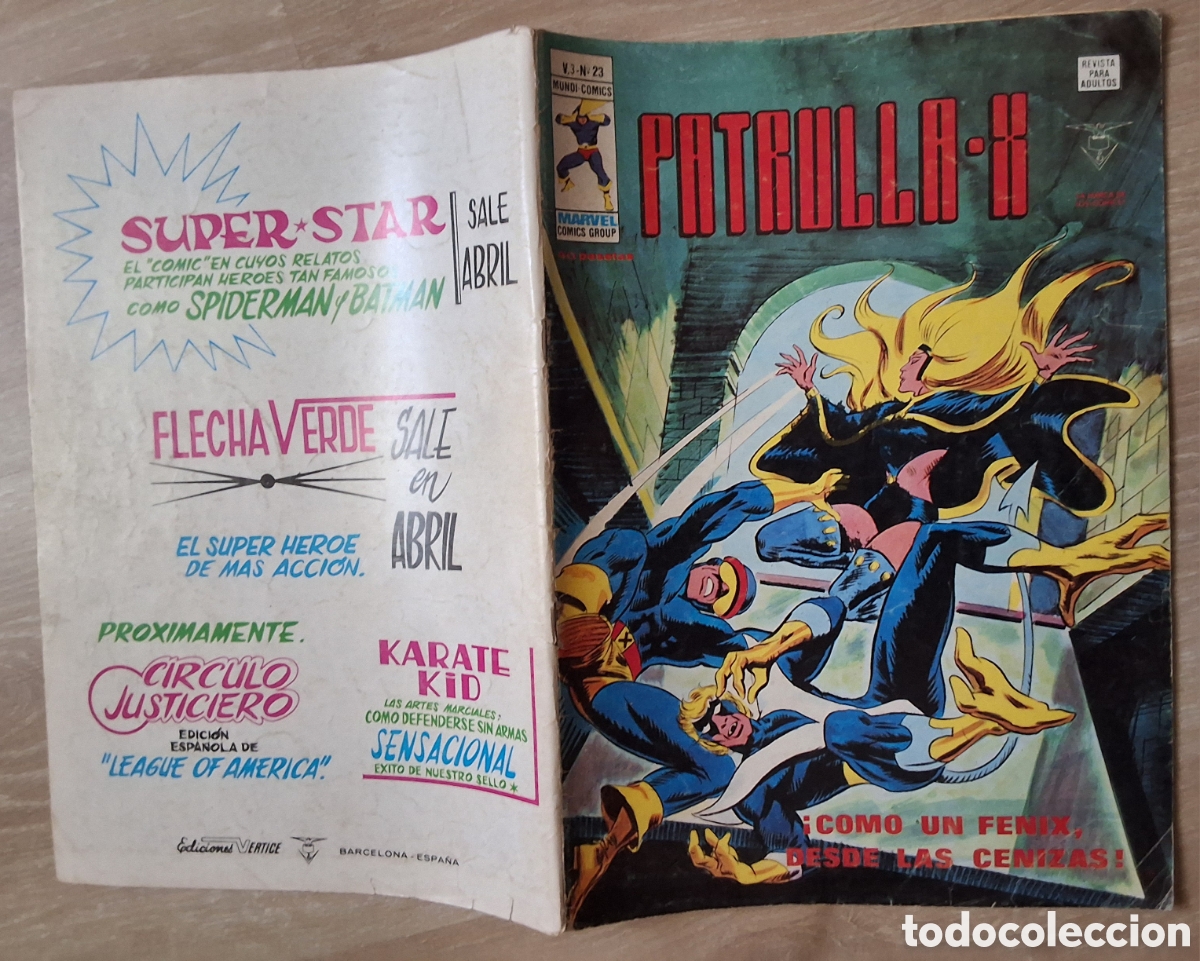 C&oacute;mics: Patrulla X comic volumen 3 n&uacute;mero 23 edita mundi comics